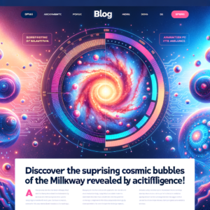 Descubra as Surpreendentes Bolhas Cósmicas da Via Láctea Reveladas por Inteligência Artificial!