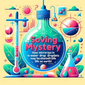Desvende o Mistério: Como Microraios em Gotículas de Água Podem Ter Iniciado a Vida na Terra!