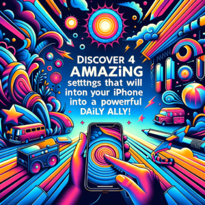 Descubra 4 Configurações Incríveis que Transformarão Seu iPhone em um Poderoso Aliado Diário!
