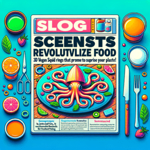 Cientistas Revolucionam a Alimentação: Anéis de Lula Veganos 3D Que Prometem Surpreender seu Paladar!