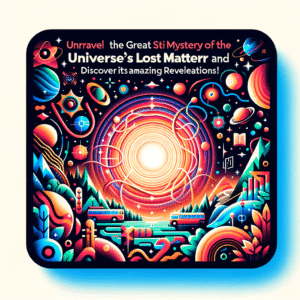 Desvende o Grande Mistério da Matéria Perdida do Universo e Descubra Suas Surpreendentes Revelações!