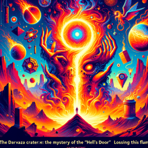 A Cratera de Darvaza: Descubra o Mistério da “Porta do Inferno” que Está Perdendo Suas Chamas!