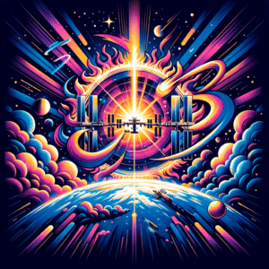 Flagrante Cósmico: A Erupção Solar que Transformou a ISS em uma Imagem Inesquecível e Rara!