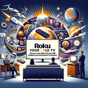 Revitalize Sua TV Antiga: Descubra Como o Roku Express 4K Transforma Seu Entretenimento em Minutos!