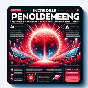 Fenômeno Incrível: Red Sprite Surpreende em Acacia Ridge e Deixa Cientistas em Alerta!