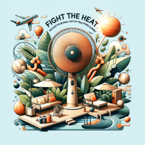 Combata o Calor com Estilo: Descubra o Ventilador Retrátil que Transformará Seu Verão!